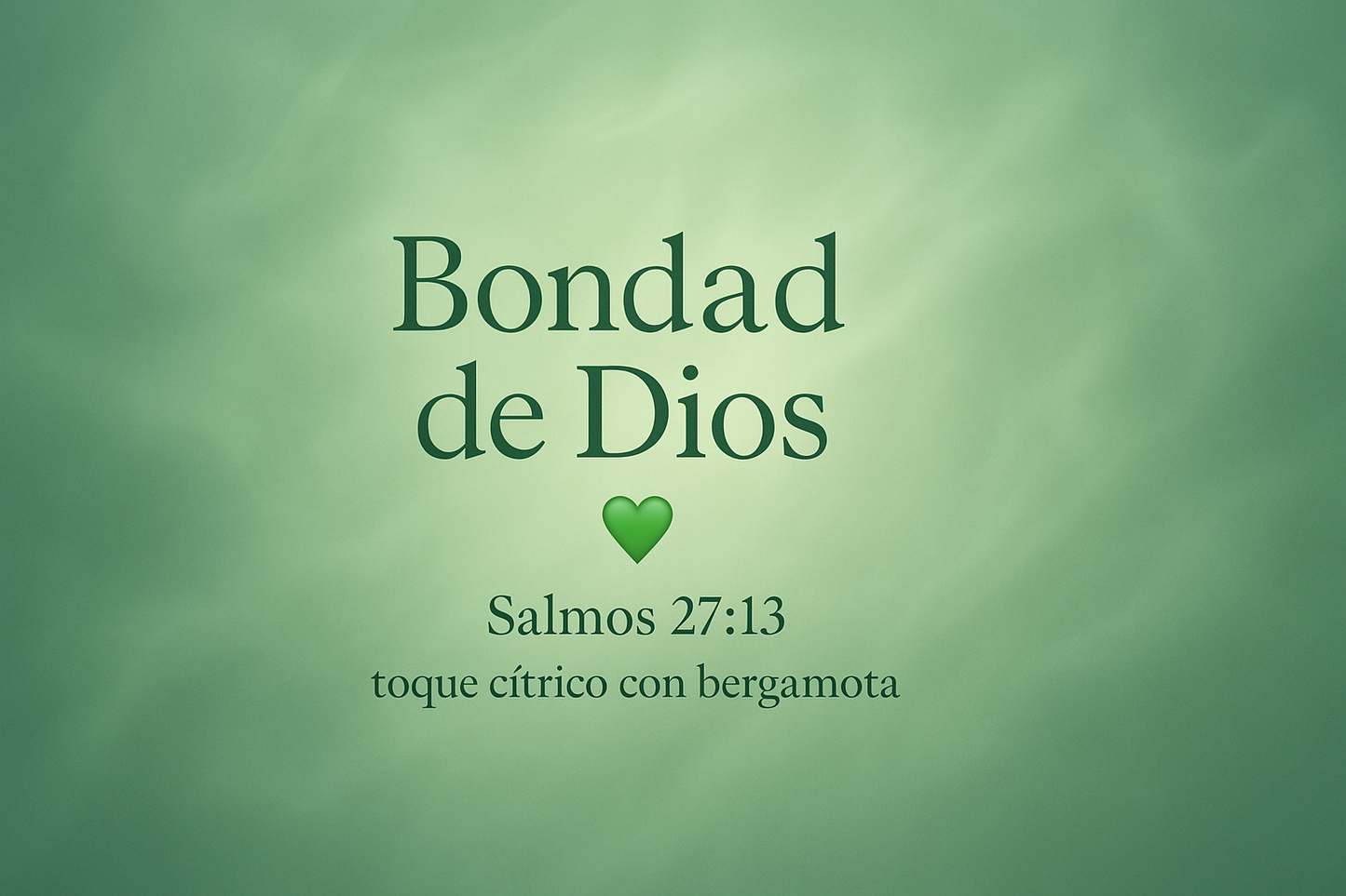 Bondad de Dios presentation card
