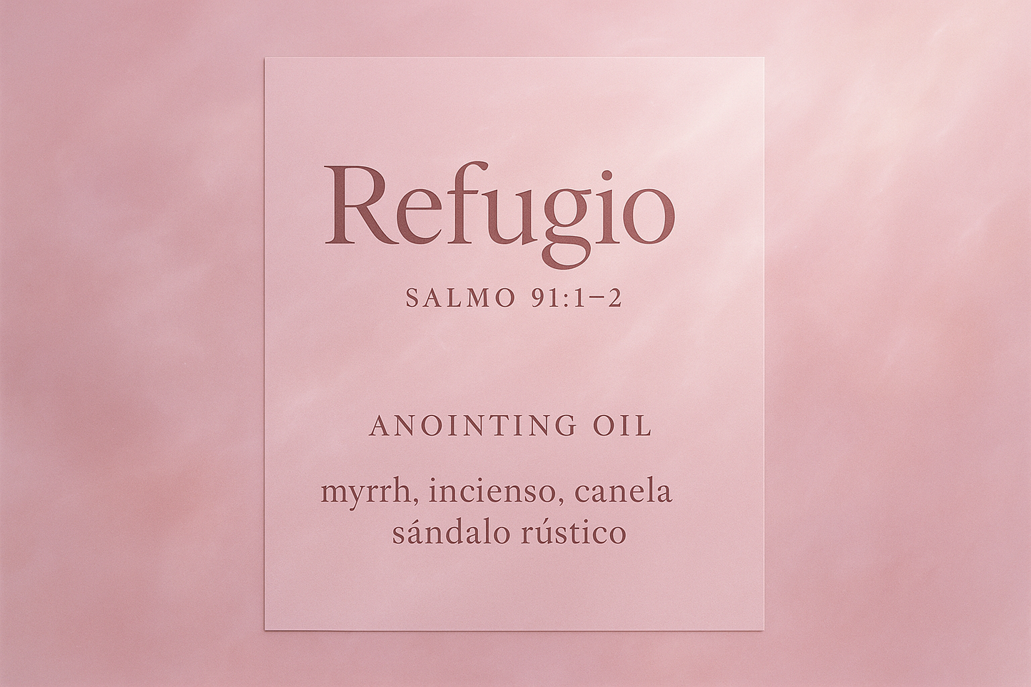 Refugio presentation card
