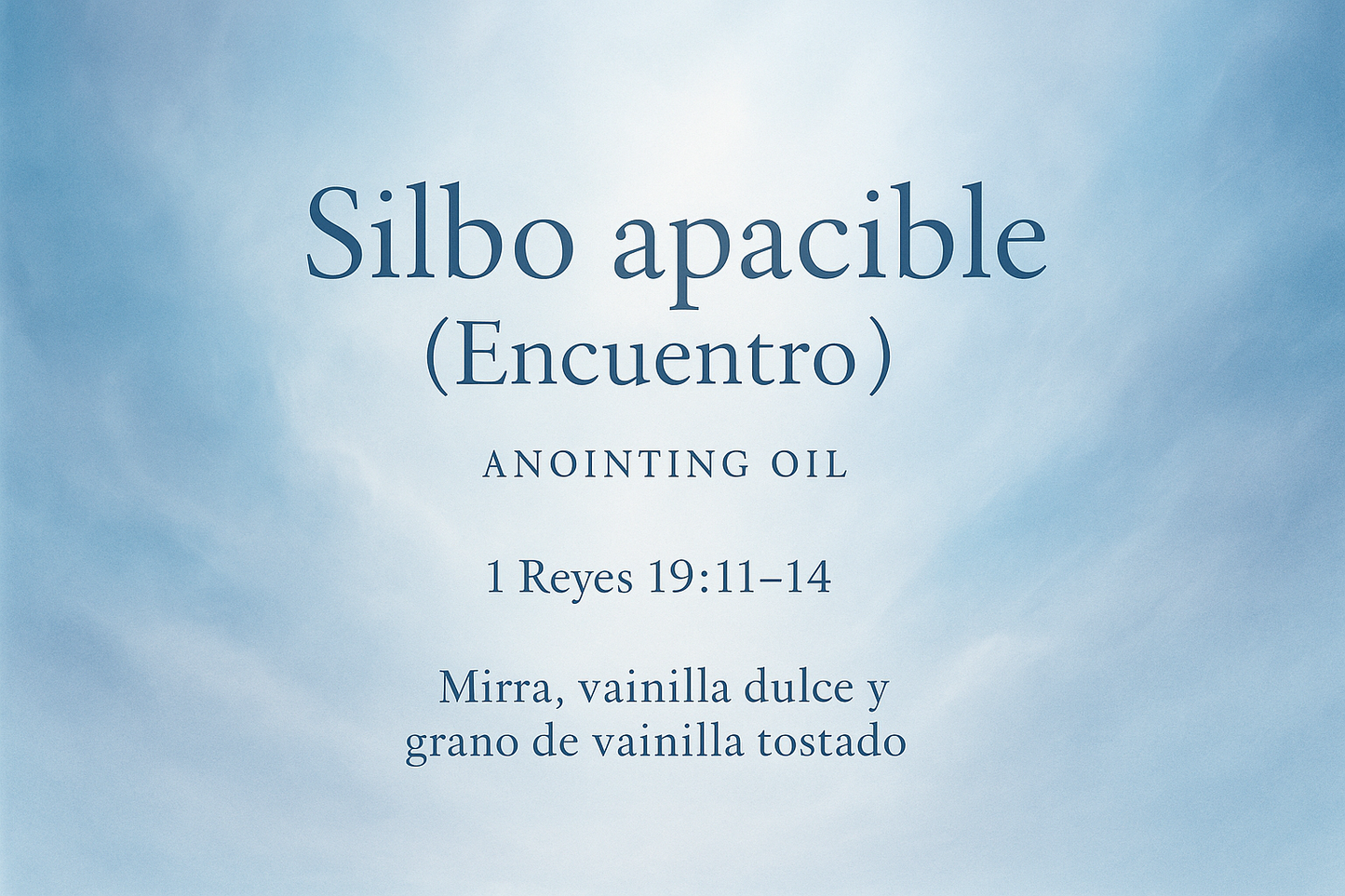 Silbo apacible presentation card